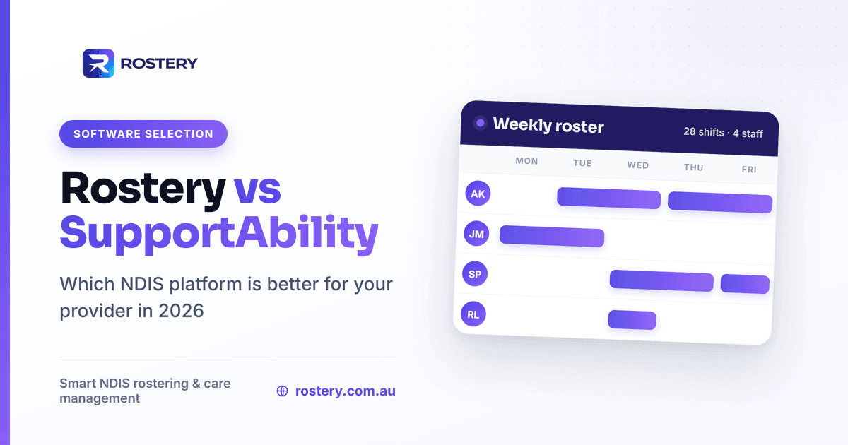 Rostery vs SupportAbility: Which Is Better for NDIS