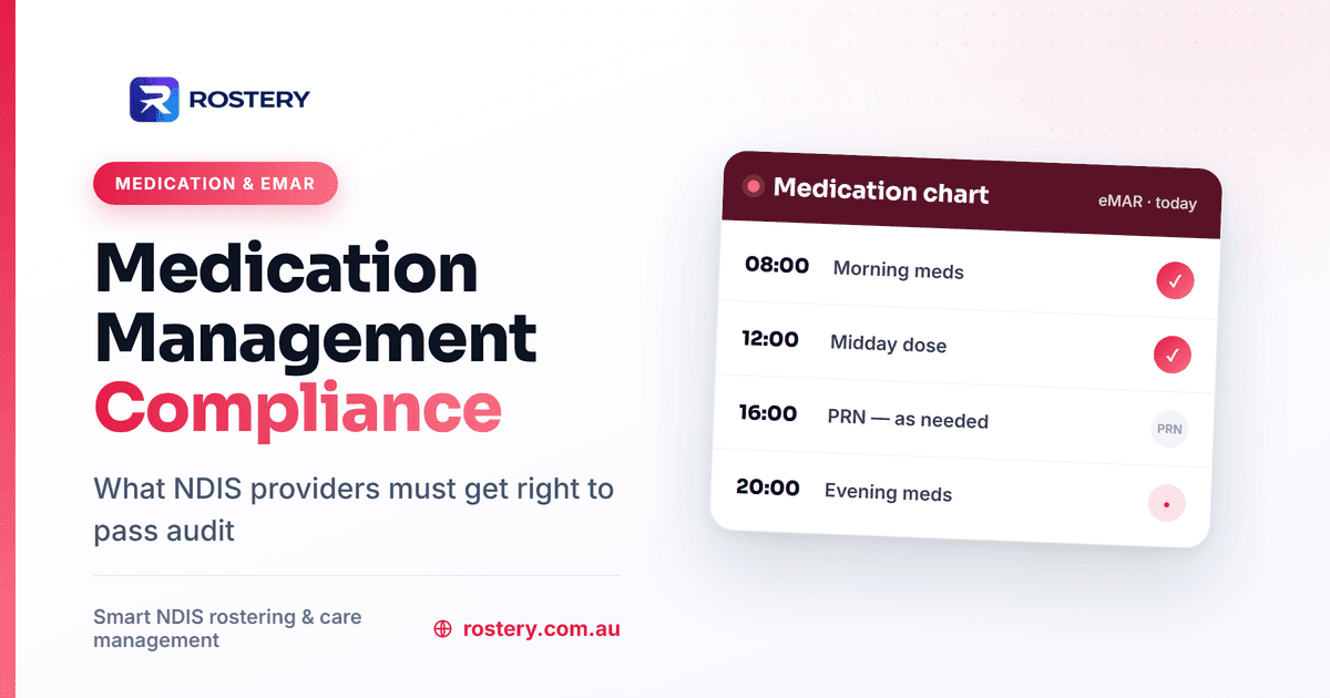 Medication Management Compliance for NDIS Providers