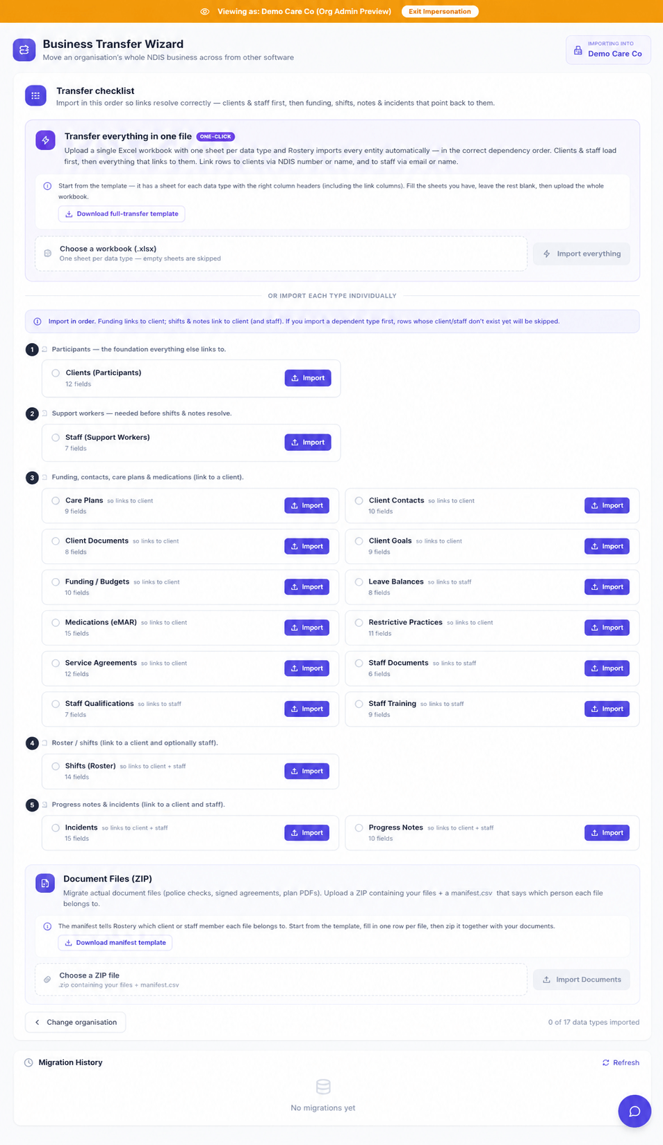 Smart Switch — the guided data-migration wizard