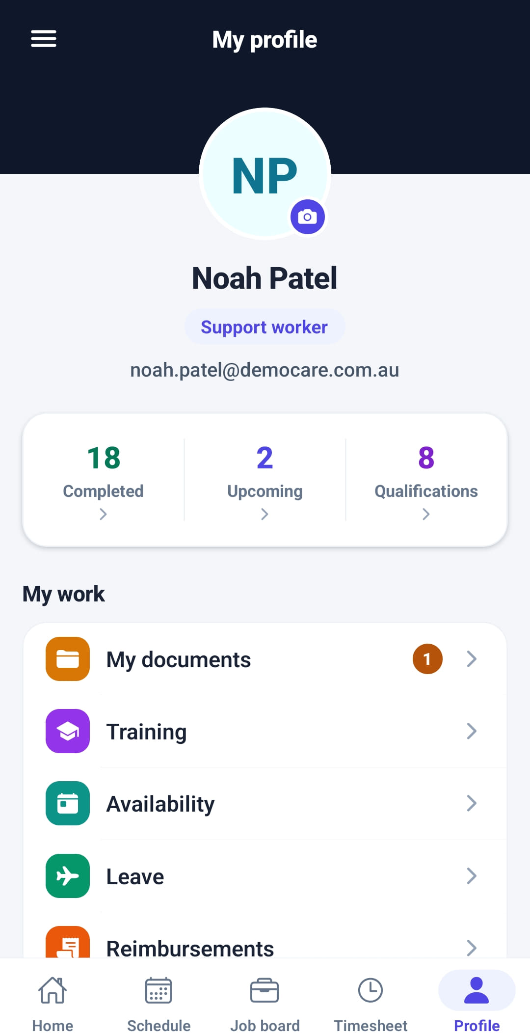 My profile in Rostery