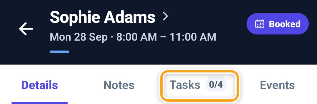 Opening a shift, step 6