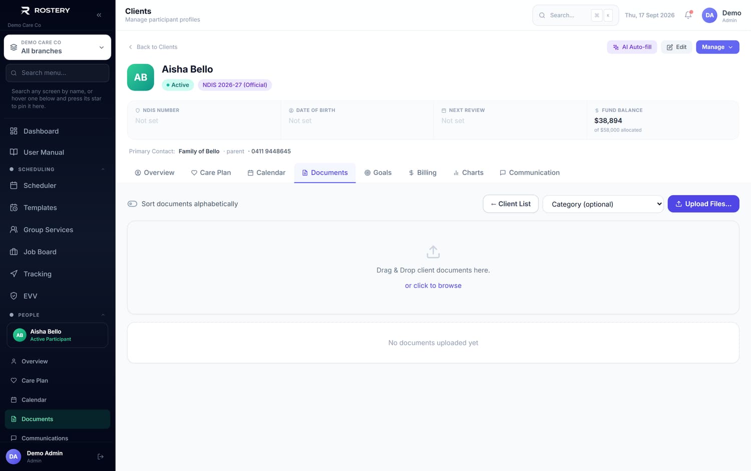 All Clients — client documents