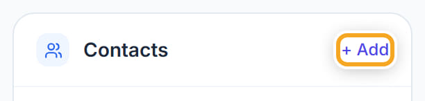 Contacts, teams and referral stakeholders, step 2