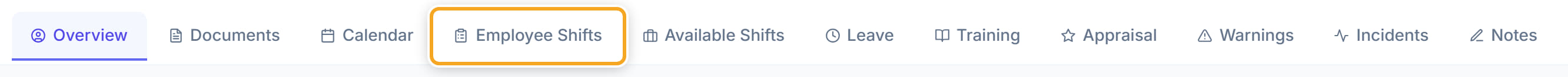 Recent Shifts and Documents panels, step 3