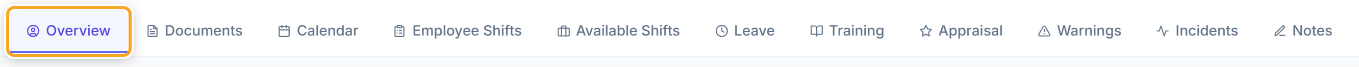 Staff Overview, step 2