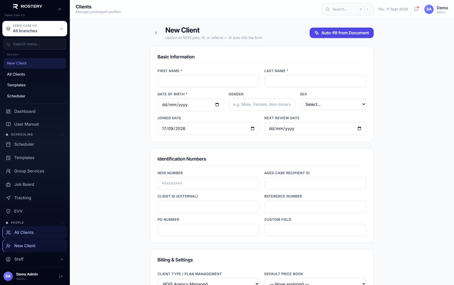 All Clients — client new